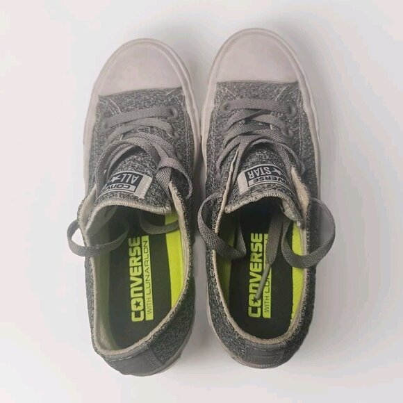Converse Chuck Taylor All Star Mesh Gray Sneakers WMS 5 US Lunarlon Insoles. - Picture 6 of 9